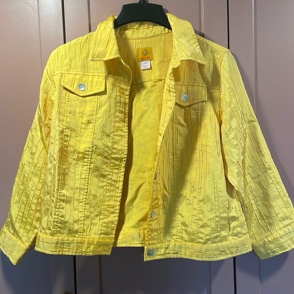 Yellow Ruby Rd jacket - Picture 1 of 5